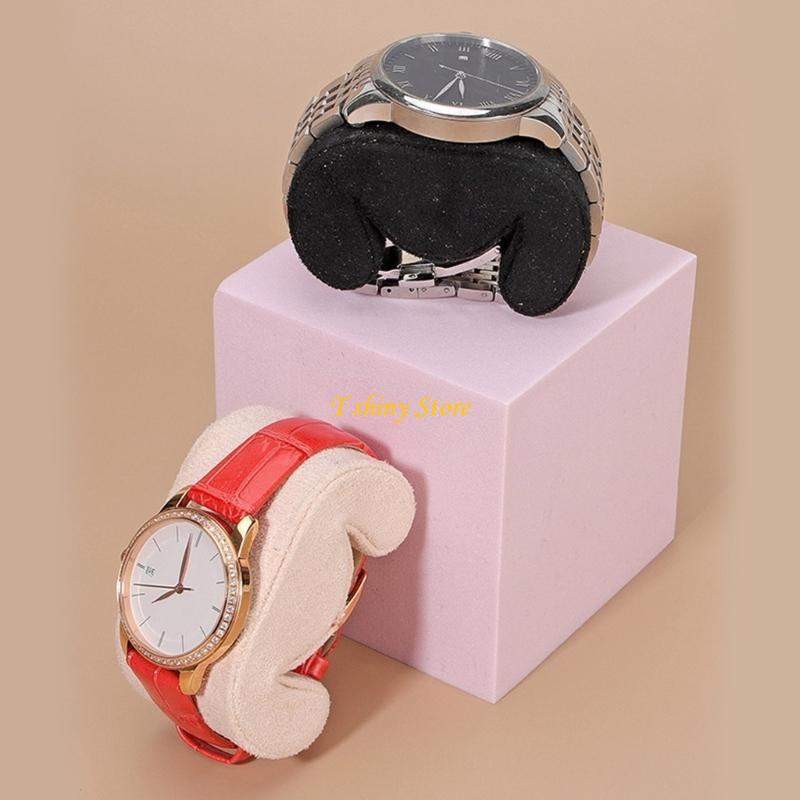 Watches Jewelry Holder - N58F Elegante cuscino per pelle cervo