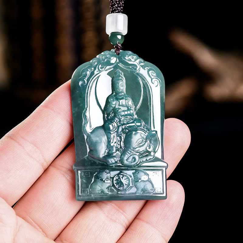 Jewelry & Watches Sp Z Oo Opinie - Collana con Ciondolo Guanyin in Giadeite