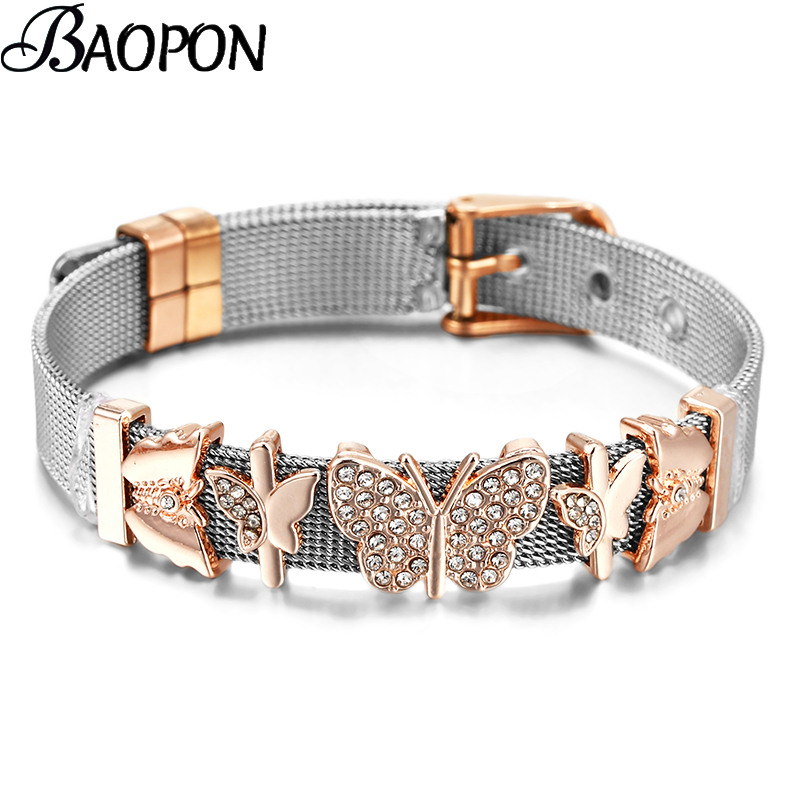 Best Jewelry Watches Women - Braccialetti in maglia di acciaio inossidabile