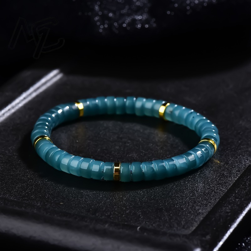 Jewelry & Watches Sp Z Oo Opinie - Bracciale con Perle Abaco in Giadeite