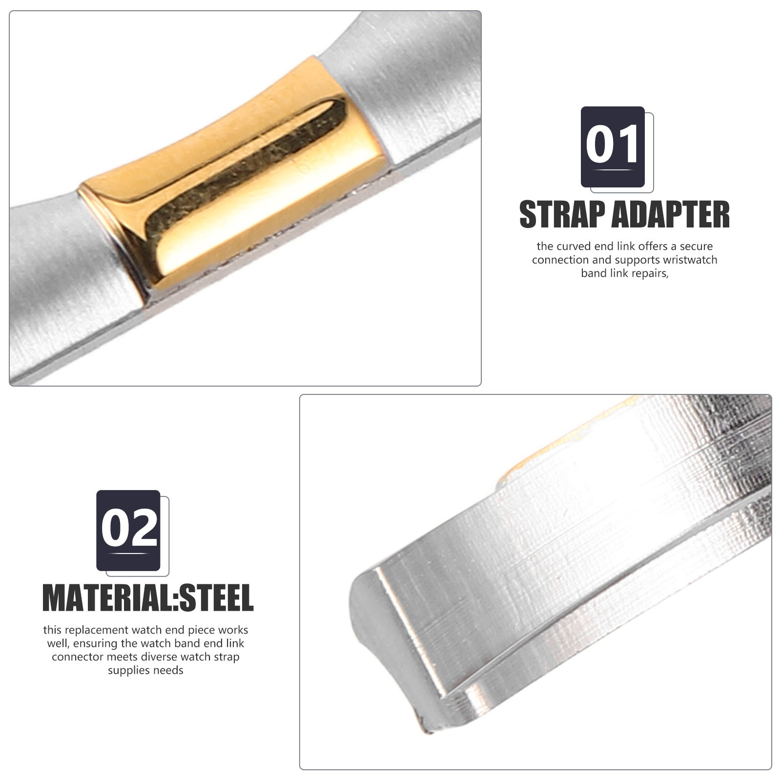 2 Pezzi Adattatori in Metallo  - Watch Strap Replacement recensione e prezzo