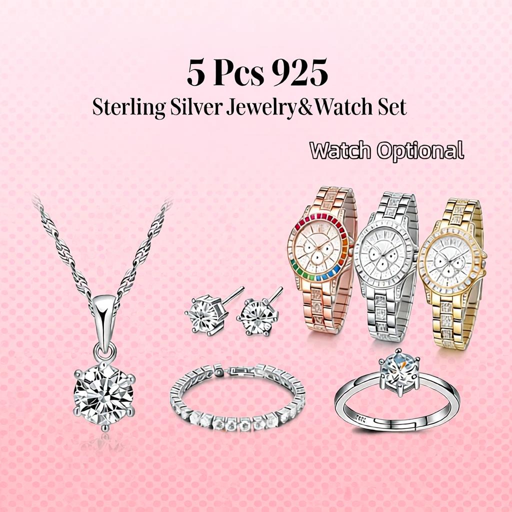 Elegante Set di Gioielli in Ar - Best Jewelry Watches Women recensione e prezzo