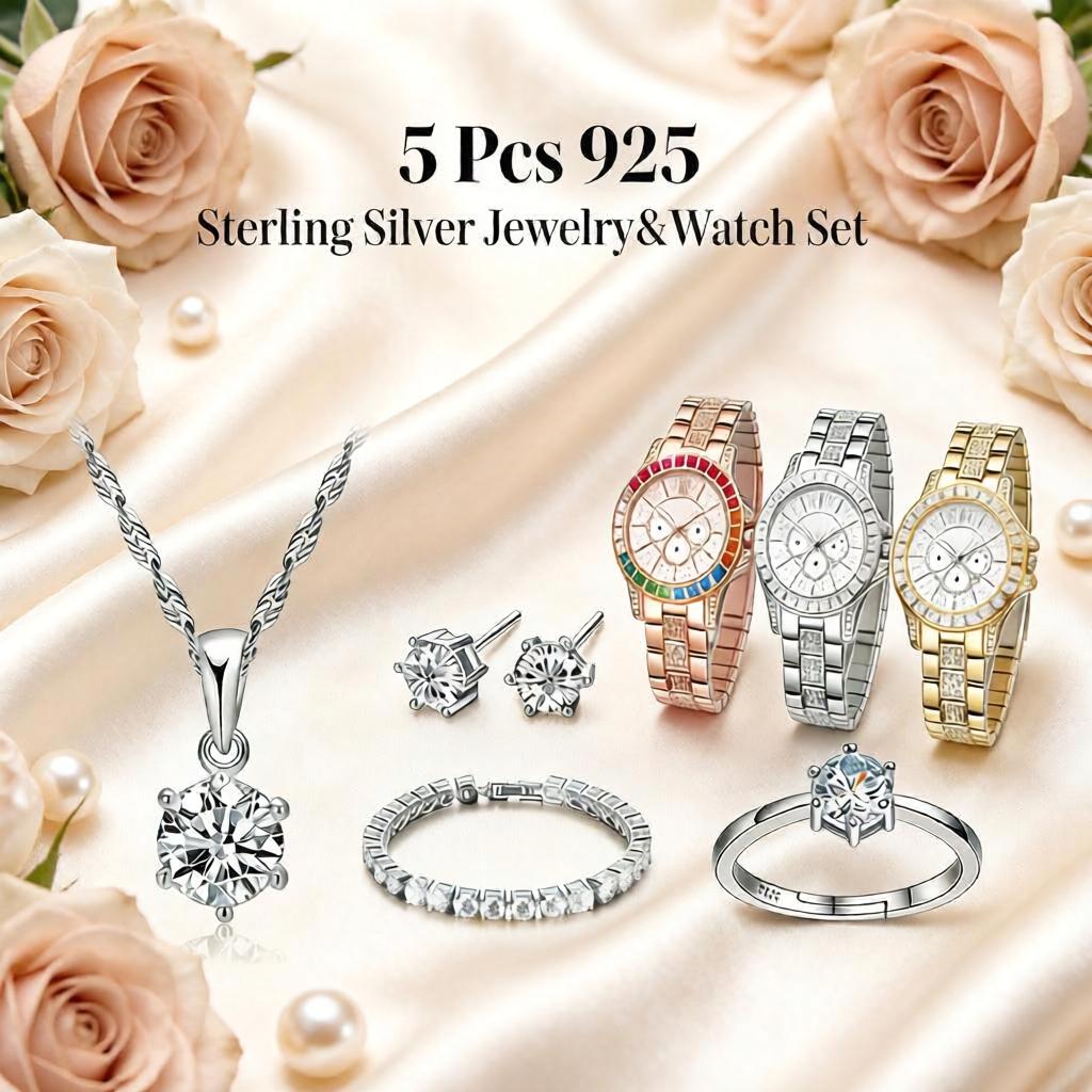 Elegante Set di Gioielli in Ar - Best Jewelry Watches Women recensione e prezzo