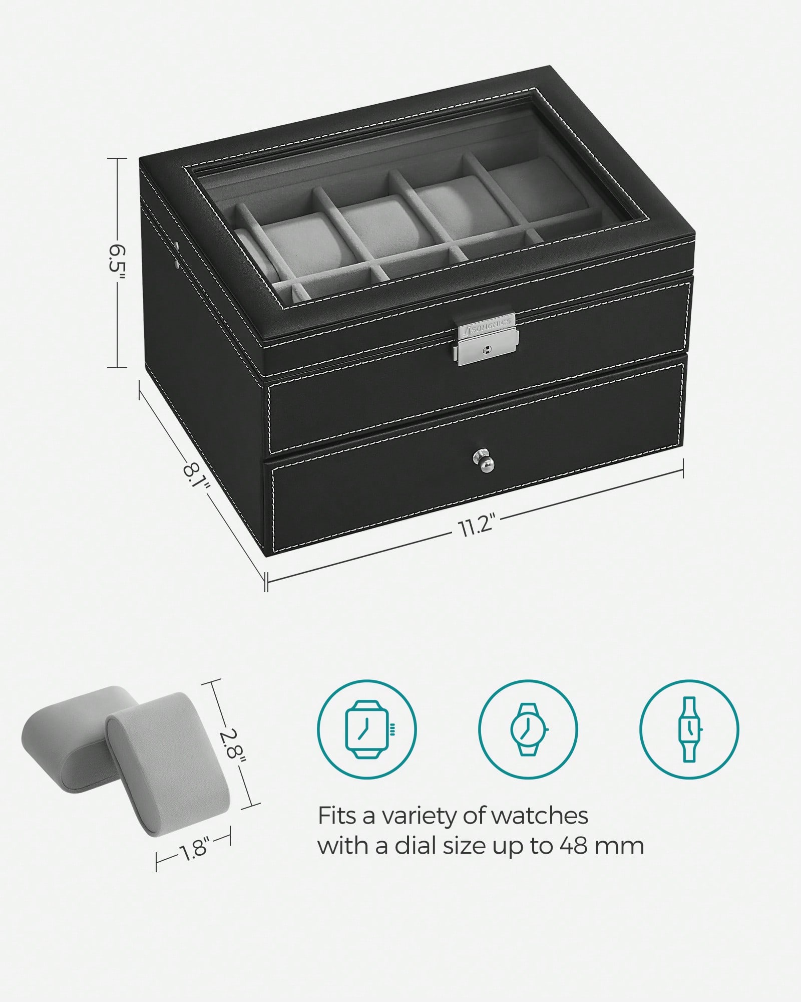 Scatola Porta Orologi a 20 Sco - Watches Jewelry Holder recensione e prezzo