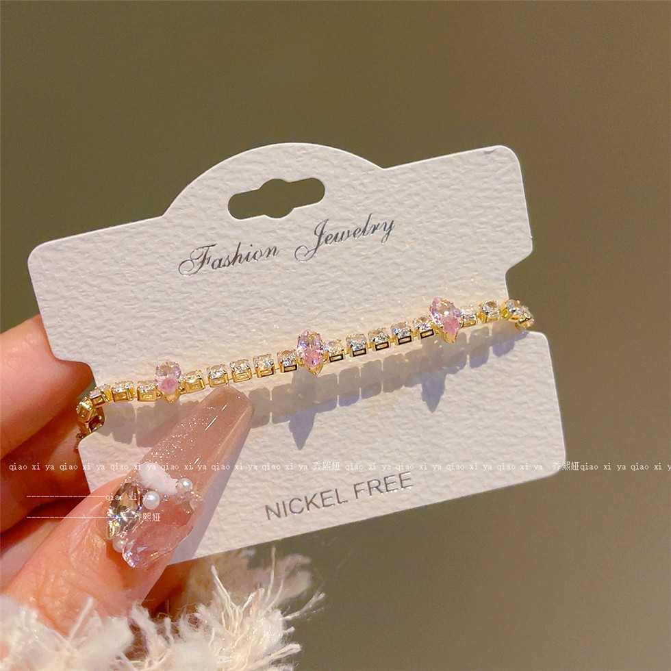 Braccialetti con zirconi rosa  - Best Jewelry Watches Women recensione e prezzo