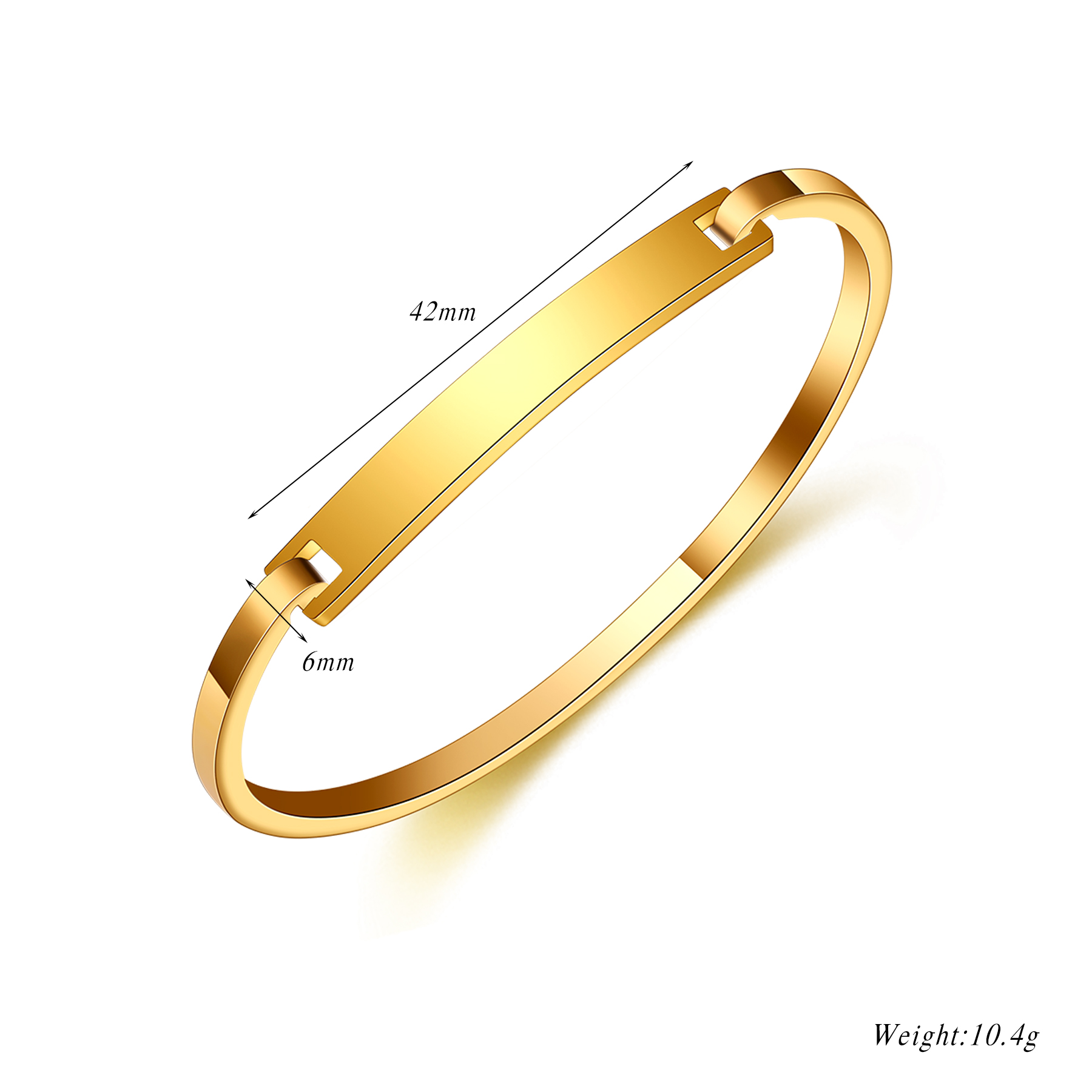 Bracciale personalizzato in ac - Cuff Bangle Bracelet recensione e prezzo