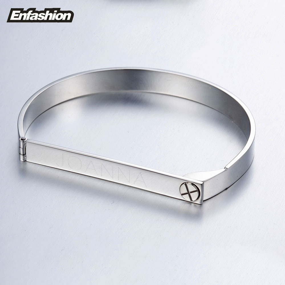 Enfashion Bracciale con nome i - Cuff Bangle Bracelet recensione e prezzo