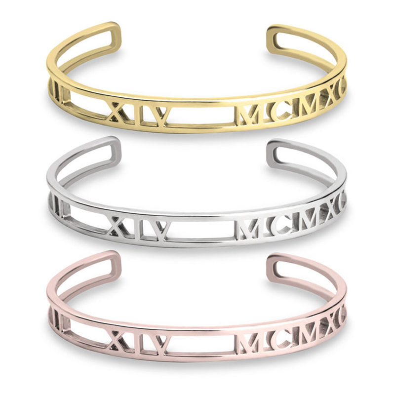 Braccialetti con nome personal - Cuff Bangle Bracelet recensione e prezzo