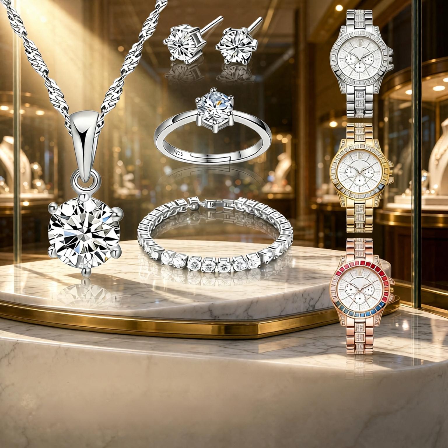 Set di Gioielli di Lusso in Ar - Best Jewelry Watches Women recensione e prezzo