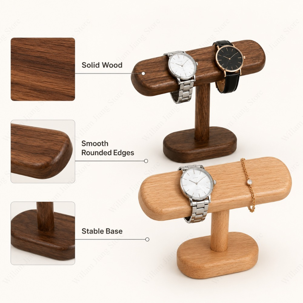 Espositore in legno per orolog - Watches Jewelry Holder recensione e prezzo