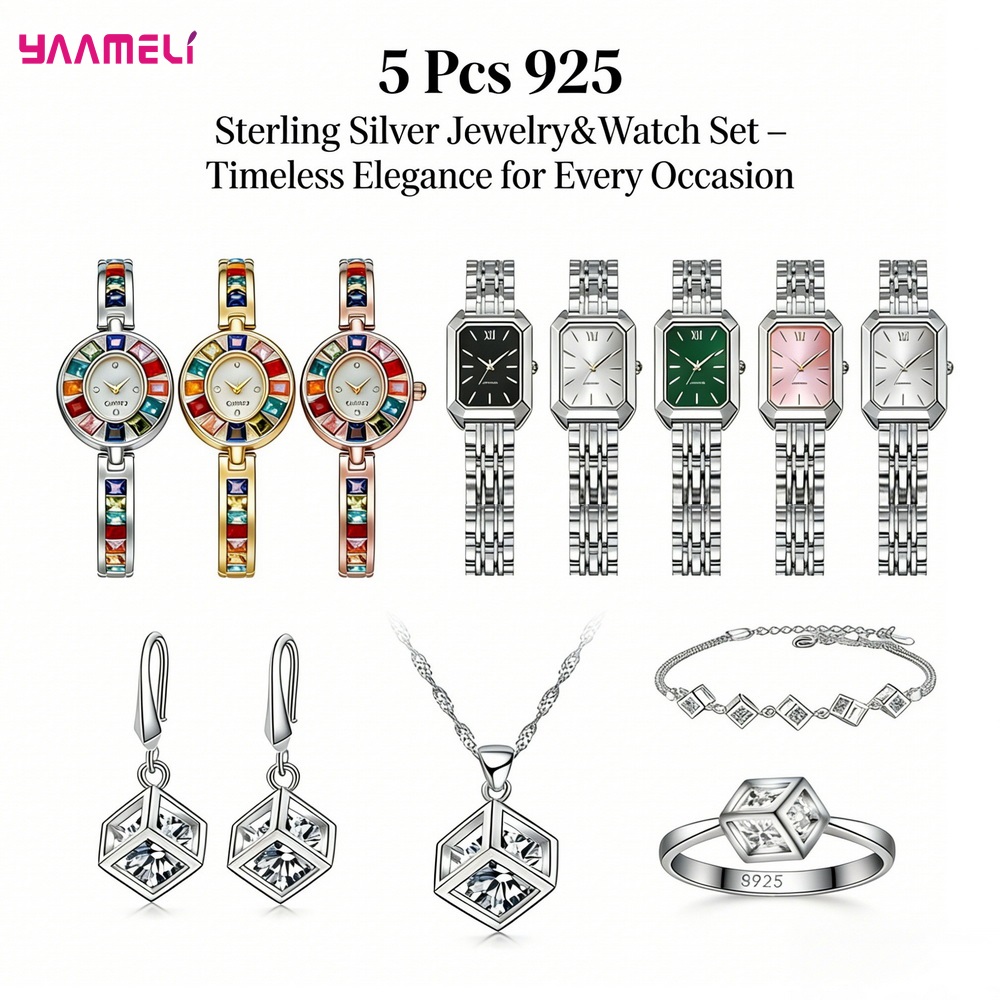 Set di Lusso in Argento Sterli - Best Jewelry Watches Women recensione e prezzo