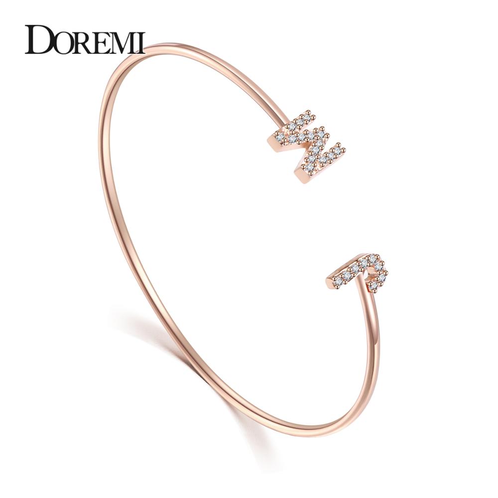 DOREMI Bracciale con lettera p - Cuff Bangle Bracelet recensione e prezzo